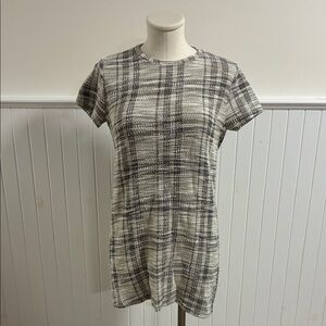 Plaid Short Sleeve Women's Top